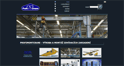 Desktop Screenshot of profimontcrane.sk